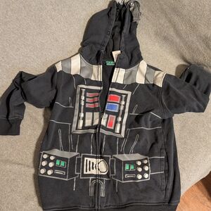 Star Wars Black and Silver Kids Jacket